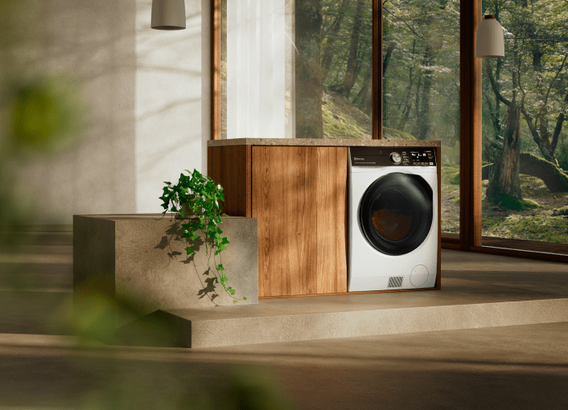 Home appliances in lifestyle environment.